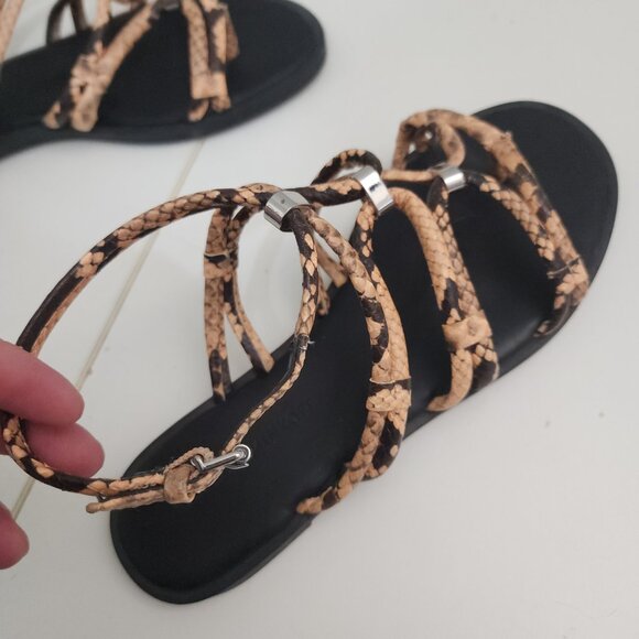 Rebecca Minkoff Sarle Strappy Sandal Rosewood Women's Size 8.5 - Picture 9 of 16